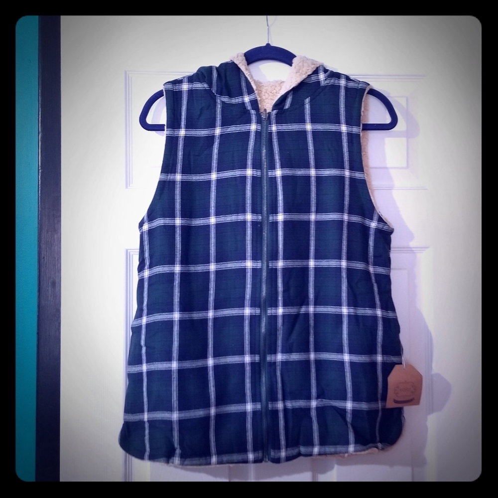 Kori America NWT Reversable Womens Vest Small